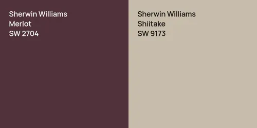 SW 2704 Merlot vs SW 9173 Shiitake