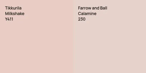 Y411 Milkshake vs 230 Calamine