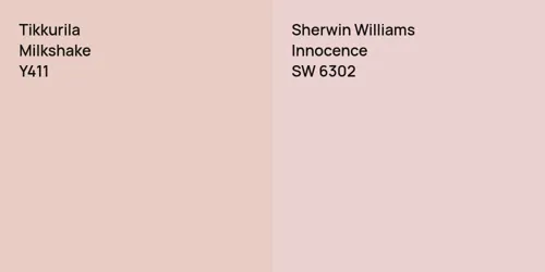 Y411 Milkshake vs SW 6302 Innocence