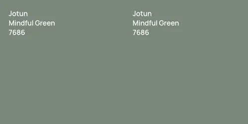 7686 Mindful Green vs 7686 Mindful Green