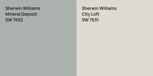 SW 7652 Mineral Deposit vs SW 7631 City Loft