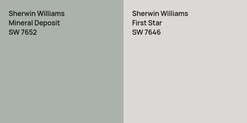 SW 7652 Mineral Deposit vs SW 7646 First Star