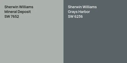 SW 7652 Mineral Deposit vs SW 6236 Grays Harbor