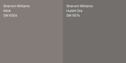 SW 6004 Mink vs SW 9574 Hulett Ore