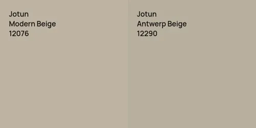 12076 Modern Beige vs 12290 Antwerp Beige