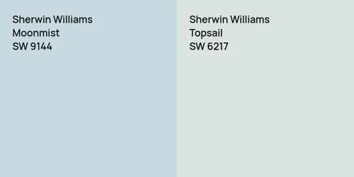 SW 9144 Moonmist vs SW 6217 Topsail