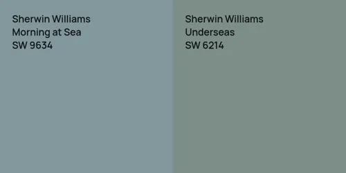 SW 9634 Morning at Sea vs SW 6214 Underseas