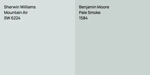 SW 6224 Mountain Air vs 1584 Pale Smoke