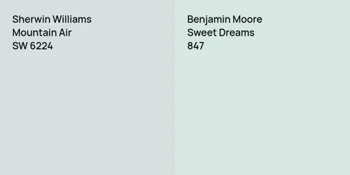 SW 6224 Mountain Air vs 847 Sweet Dreams