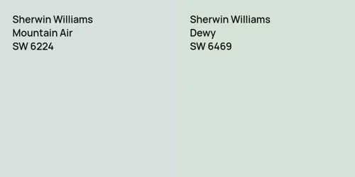 SW 6224 Mountain Air vs SW 6469 Dewy