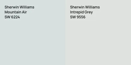 SW 6224 Mountain Air vs SW 9556 Intrepid Grey