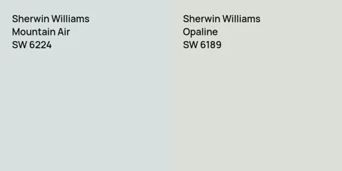 SW 6224 Mountain Air vs SW 6189 Opaline