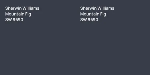 SW 9690 Mountain Fig vs SW 9690 Mountain Fig