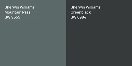 SW 9655 Mountain Pass vs SW 6994 Greenblack