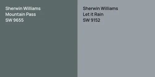 SW 9655 Mountain Pass vs SW 9152 Let it Rain