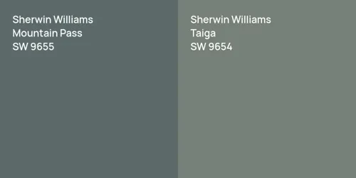 SW 9655 Mountain Pass vs SW 9654 Taiga