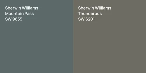 SW 9655 Mountain Pass vs SW 6201 Thunderous