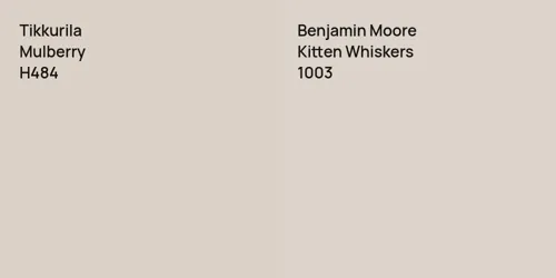 H484 Mulberry vs 1003 Kitten Whiskers