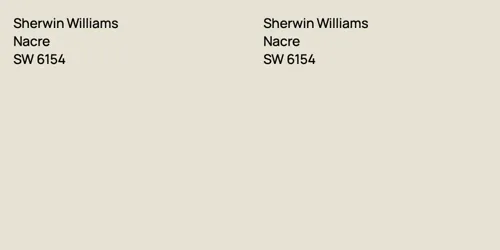 SW 6154 Nacre vs SW 6154 Nacre