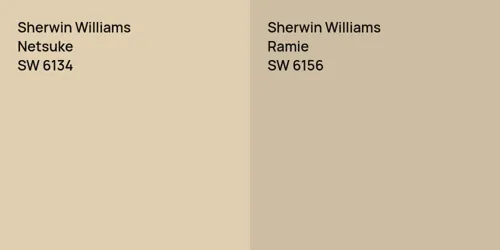 SW 6134 Netsuke vs SW 6156 Ramie