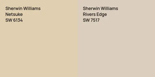 SW 6134 Netsuke vs SW 7517 Rivers Edge