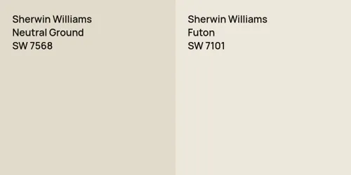 SW 7568 Neutral Ground vs SW 7101 Futon