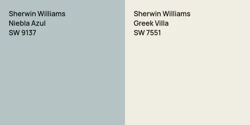 SW 9137 Niebla Azul vs SW 7551 Greek Villa