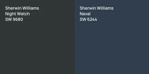 SW 9680 Night Watch vs SW 6244 Naval