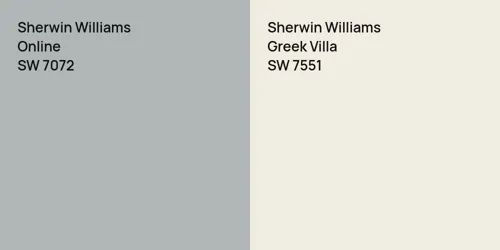 SW 7072 Online vs SW 7551 Greek Villa