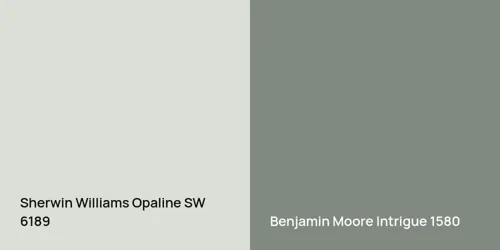 SW 6189 Opaline vs 1580 Intrigue