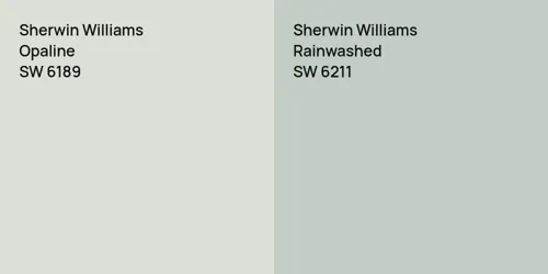 SW 6189 Opaline vs SW 6211 Rainwashed