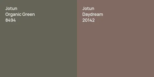 8494 Organic Green vs 20142 Daydream