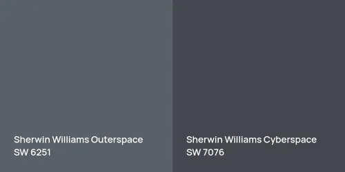 SW 6251 Outerspace vs SW 7076 Cyberspace