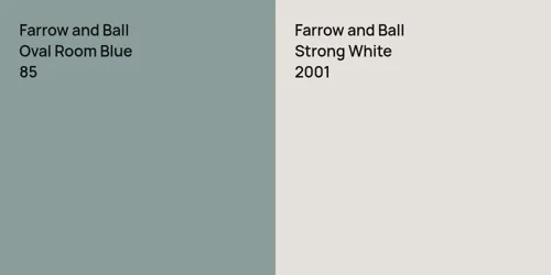 85 Oval Room Blue vs 2001 Strong White