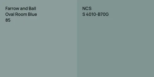 85 Oval Room Blue vs S 4010-B70G null