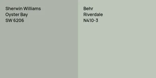 SW 6206 Oyster Bay vs N410-3 Riverdale