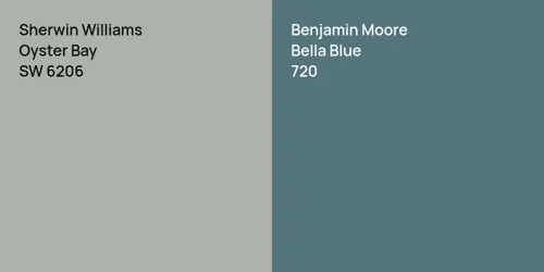 SW 6206 Oyster Bay vs 720 Bella Blue