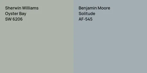 SW 6206 Oyster Bay vs AF-545 Solitude