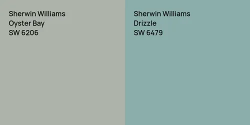 SW 6206 Oyster Bay vs SW 6479 Drizzle