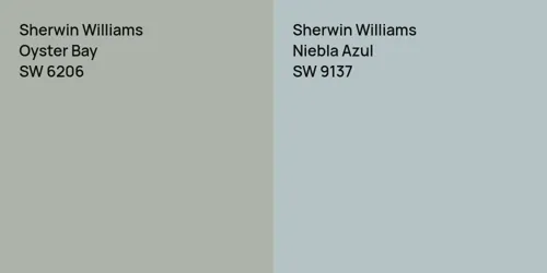 SW 6206 Oyster Bay vs SW 9137 Niebla Azul