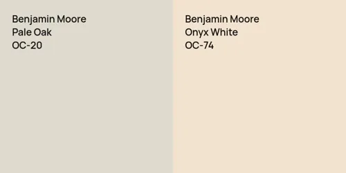 OC-20 Pale Oak vs OC-74 Onyx White