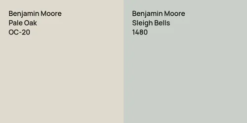 OC-20 Pale Oak vs 1480 Sleigh Bells