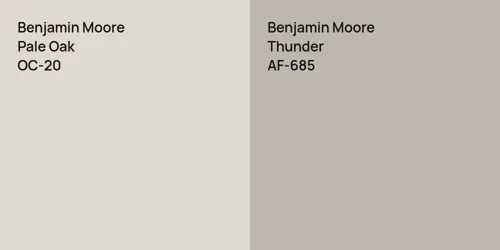 OC-20 Pale Oak vs AF-685 Thunder