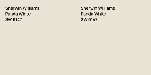 SW 6147 Panda White vs SW 6147 Panda White