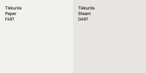 F497 Paper vs G497 Steam