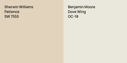 SW 7555 Patience vs OC-18 Dove Wing