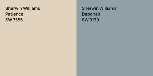 SW 7555 Patience vs SW 9139 Debonair