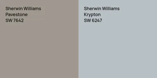 SW 7642 Pavestone vs SW 6247 Krypton