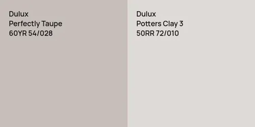 60YR 54/028 Perfectly Taupe vs 50RR 72/010 Potters Clay 3