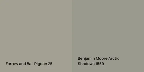 25 Pigeon vs 1559 Arctic Shadows